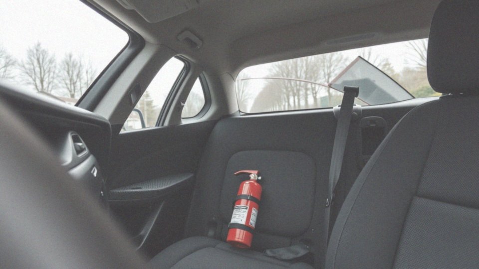 Jakie są zalecenia dotyczące posiadania gaśnicy w samochodzie?