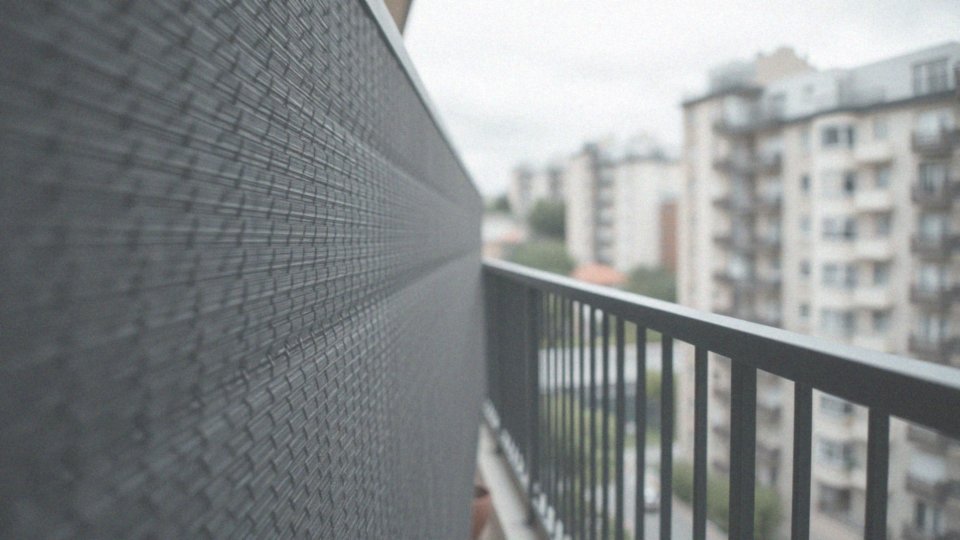 Jak osłona na balkon zapewnia prywatność?
