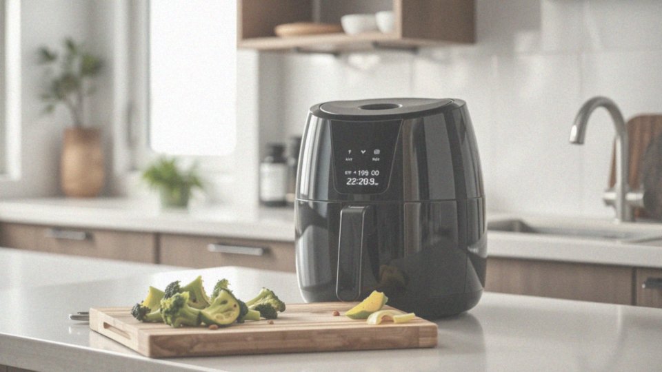 Jakie funkcje umożliwiają zdrowe przygotowanie potraw w frytkownicy beztłuszczowej?