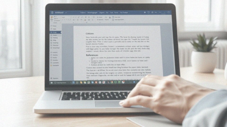 Jak zrobić automatyczną bibliografię w Wordzie?
