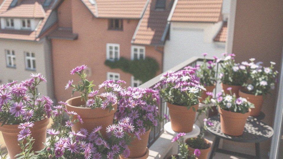 Jakie miniaturowe astry najlepiej nadają się na balkony?