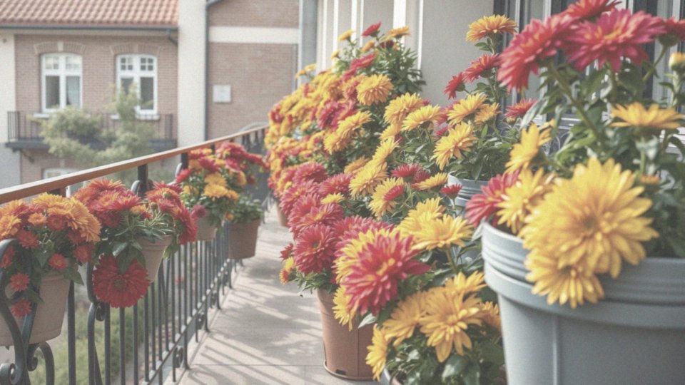 Dlaczego chryzantemy są popularnym wyborem na balkony w sierpniu?