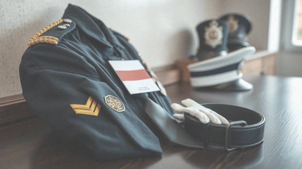 Jakie dodatki są dostępne w mundurze galowym OSP?