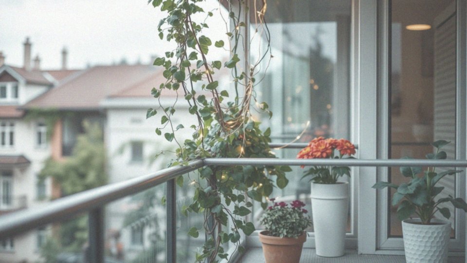 Jakie elementy dekoracyjne można użyć w bocznej osłonie balkonu?