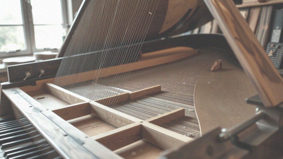 Jakie materiały wpływają na wagę pianina?