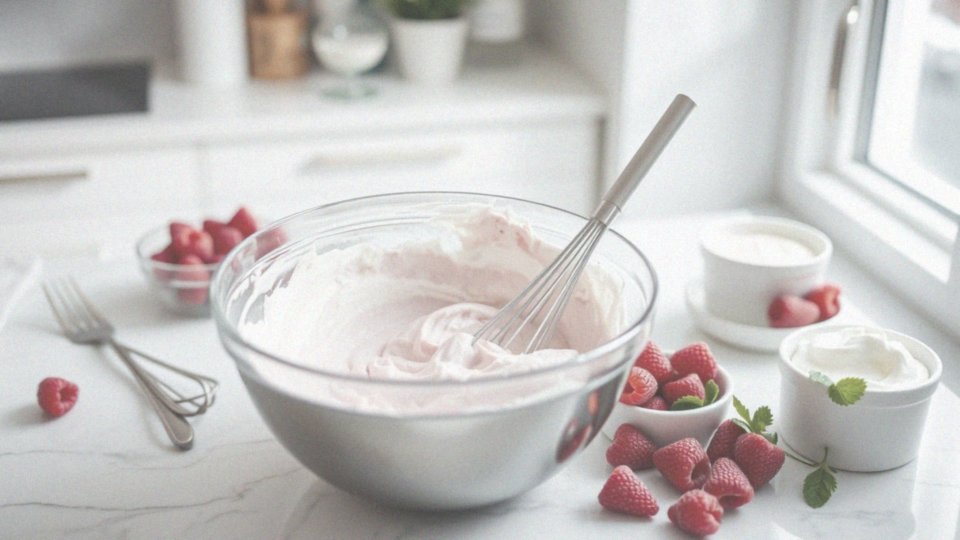 Jak łączymy składniki w kremie malinowym z mascarpone?