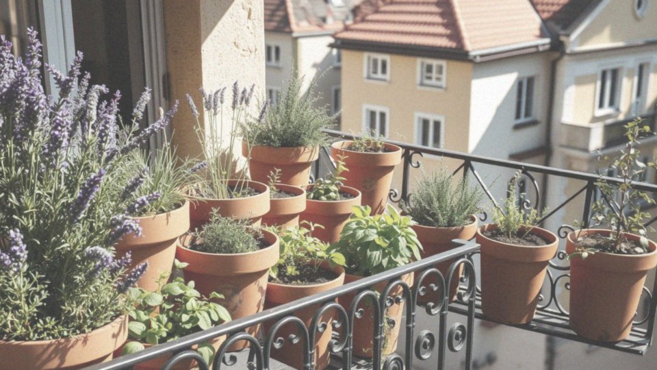 Jakie zioła można uprawiać na gorącym balkonie?