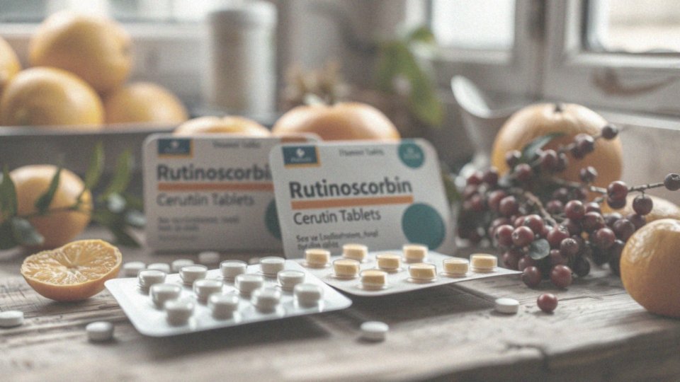 Rutinoscorbin czy Cerutin? Poradnik na temat suplementów na odporność