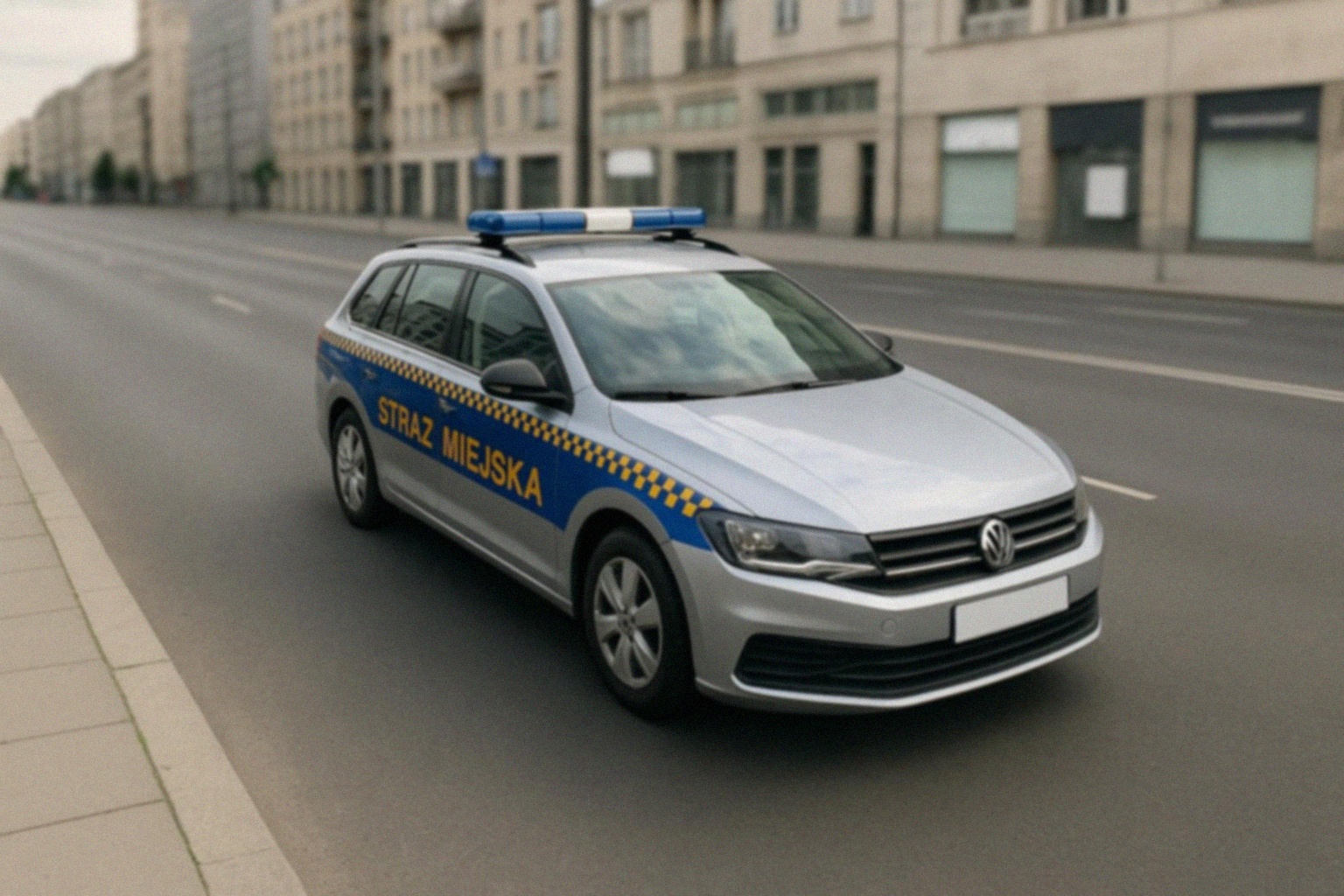 Problemy z parkowaniem w centrum Tarnowa na skrzyżowaniu przy ul. Franciszkańskiej